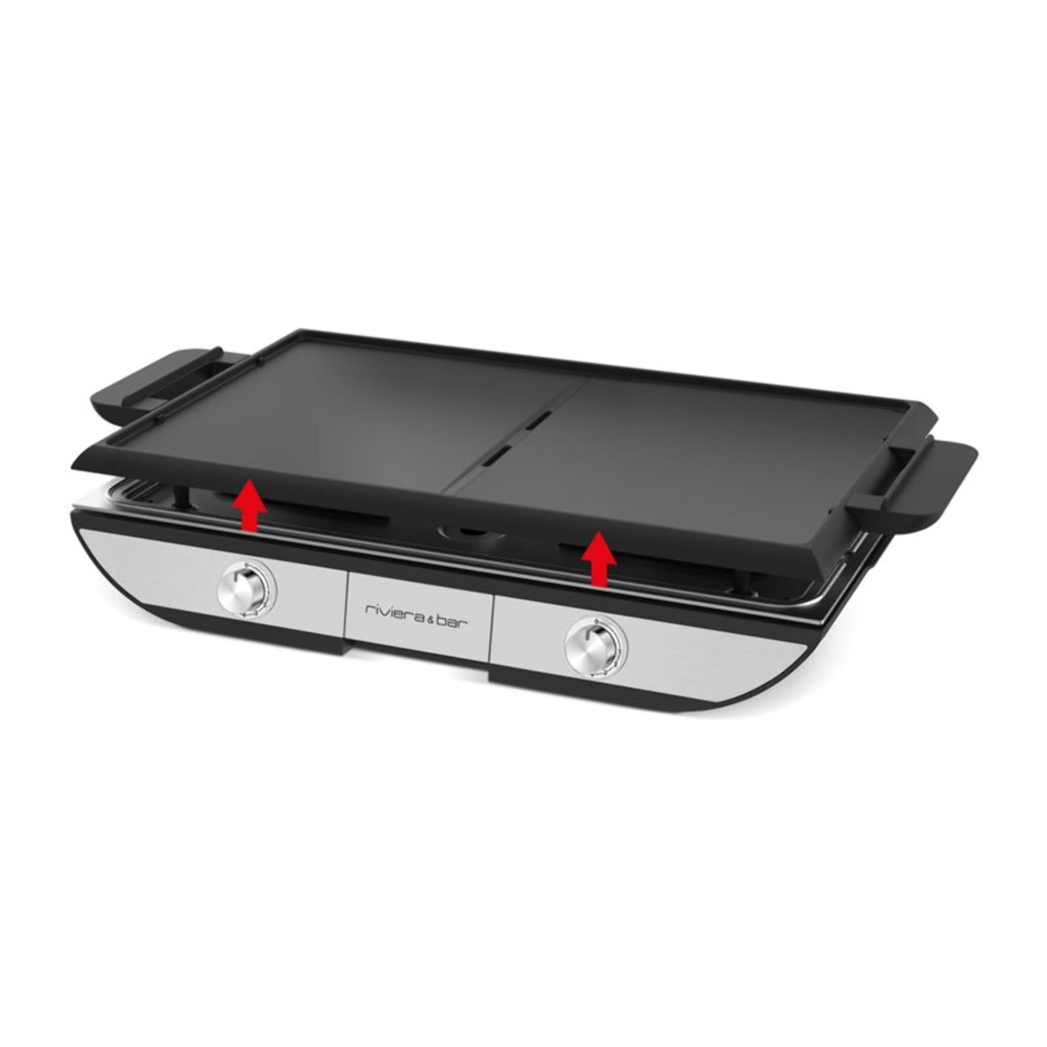 Plancha électrique RIVIERA ET BAR QPL700 grill combiné