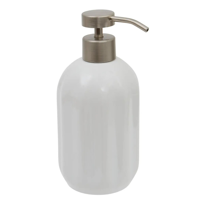 Distributeur de savon Colorama en céramique 450ml blanc