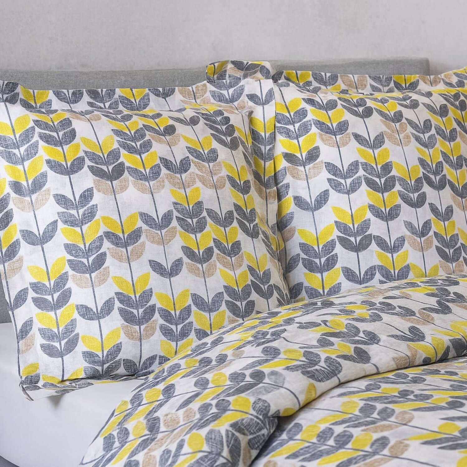 Parure housse de couette 3pcs 100% coton 57fils cabane
