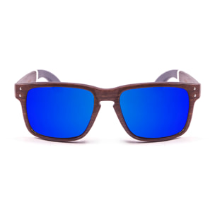 Gafas de sol PALO ALTO PACIFICA - Bambú marrón / Revo azul