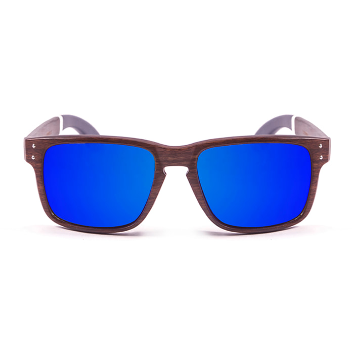Gafas de sol PALO ALTO PACIFICA - Bambú marrón / Revo azul