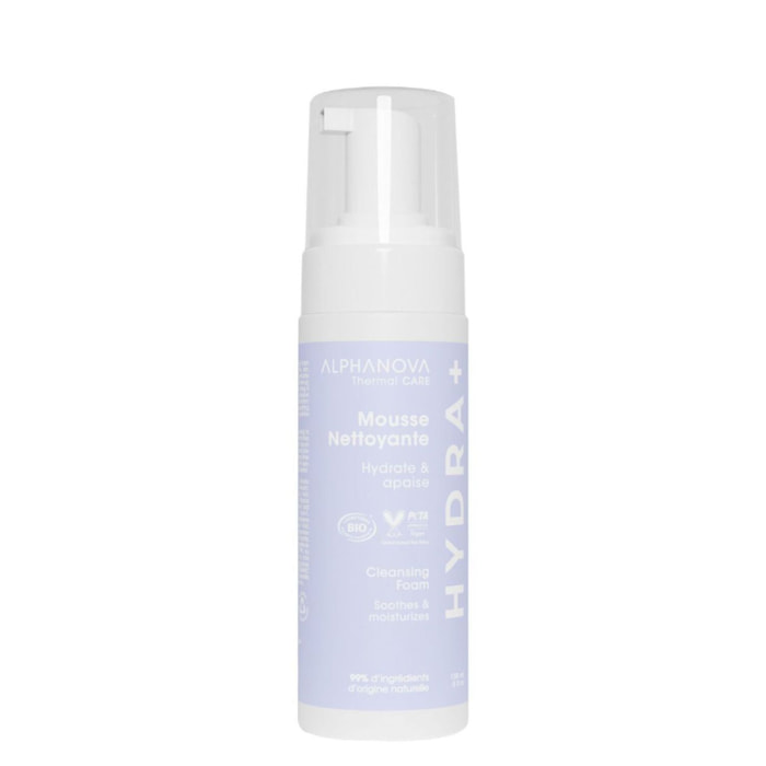 Hydra + - Mousse Nettoyante Hydrate & Apaise 150 ml