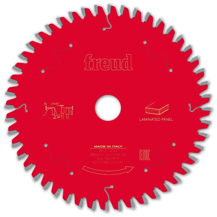 Lame pour scie circulaire portative filaire/sans fil FREUD - Ø160 2,2/1,6 A20 Z48 TP -5° - F03FS09799 -FR06L002H
