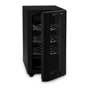 Vinoteca indipendiente 8 botellas CAVSB8 LES PETITS CHAMPS, 23L, negro