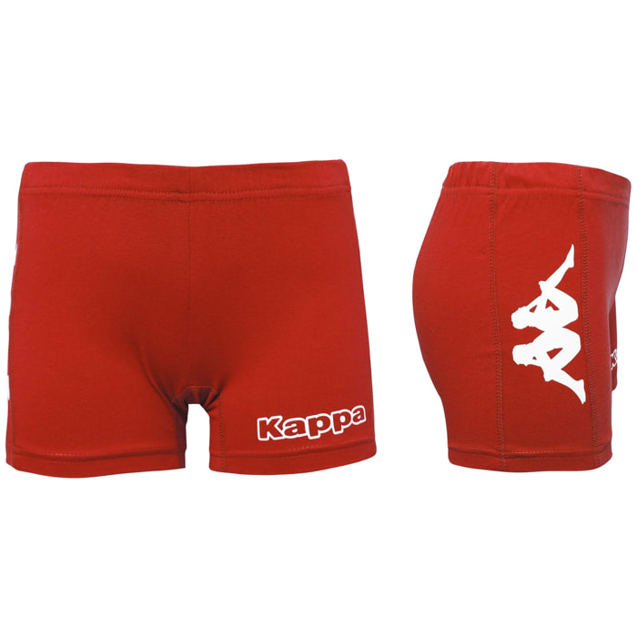 Kappa - Pantaloni Corti Bambina Rosso - Kappa4Volley Ashiro