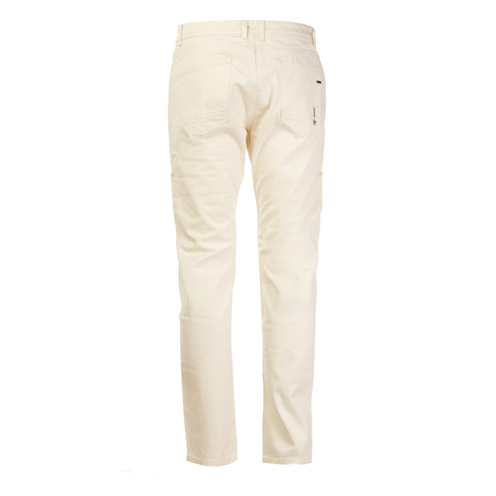 REIGN pantalone uomo natural white