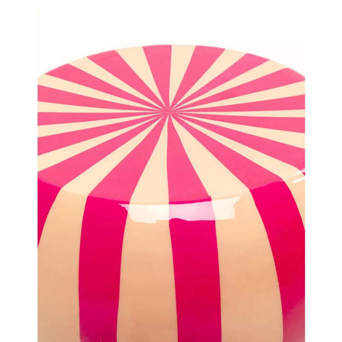 Table d'appoint Candy 30cm rose et beige Kare Design