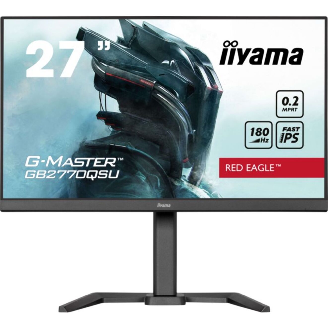 Ecran PC Gamer IIYAMA G-MASTER GB2770QSU-B6 27'' Plat IPS