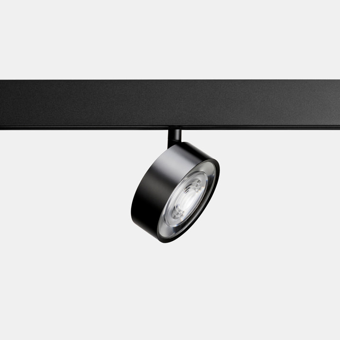 Ledsc4 LedsC4 Luminaria LED Bajo Voltaje para Interior y Exterior, Eficiencia Energética Avanzada, Diseño Moderno, 2700K-4000K, Negro, Transparente, Diámetro 95mm, Fácil Instalación