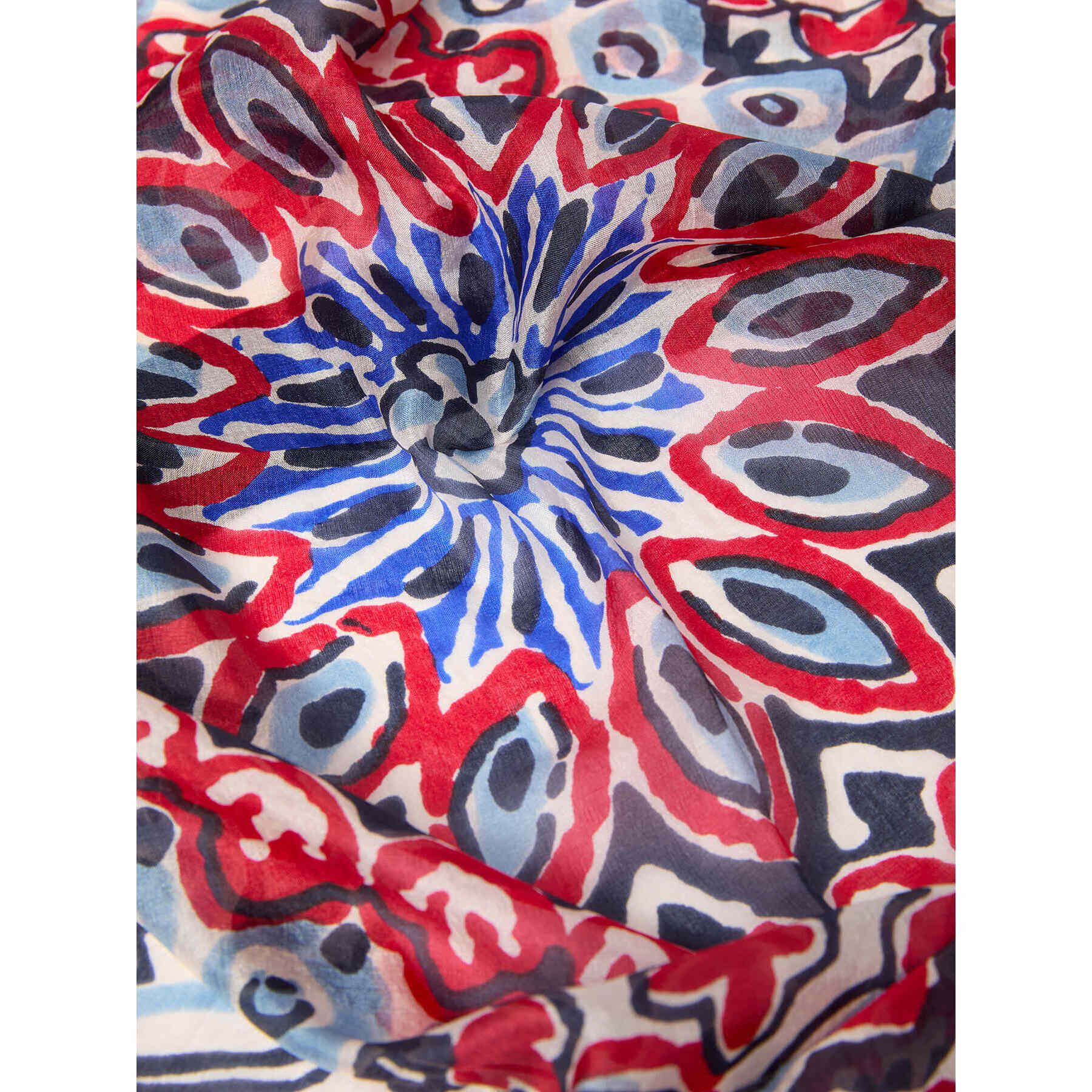 Fiorella Rubino - Foulard estampado en seda - Azul