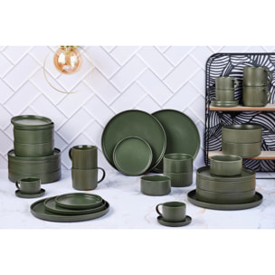Service Complet SCANDI - 36 pièces - Olive