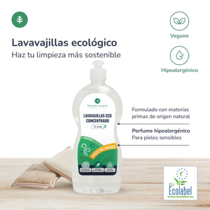 Pack 6xLavavajillas Manual Té Verde ECO  Planeta Huerto 750ml