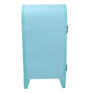 Cassetta posta in metallo mare azzurro cm18x13,5h35,5