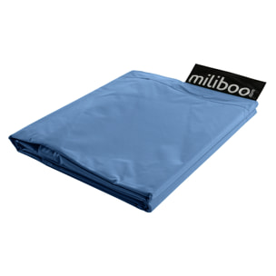 Housse de pouf géant bleu canard BIG MILIBAG