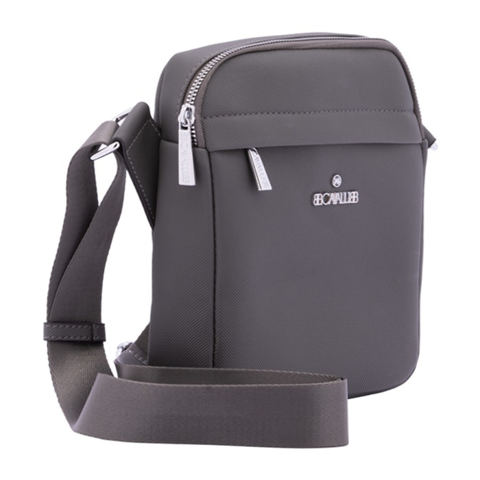 Borsa a tracolla da uomo - Modello False - 100% poliestere - 19.0 x 21.0 x 6.0 cm