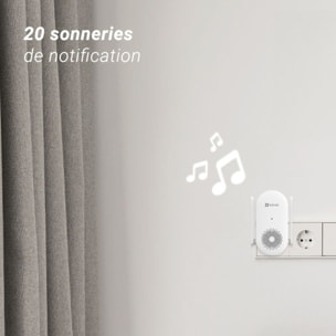 Carillon EZVIZ CH1- 72db + repeteur wifi