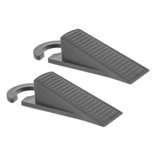 2 cales-porte plastique