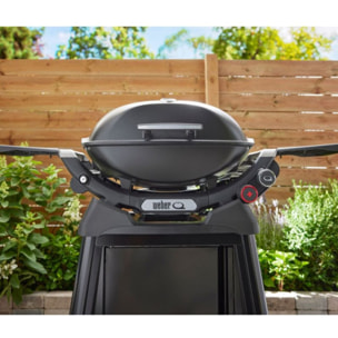 Barbecue gaz WEBER Q 2800N black sur chariot , 51x41 cm