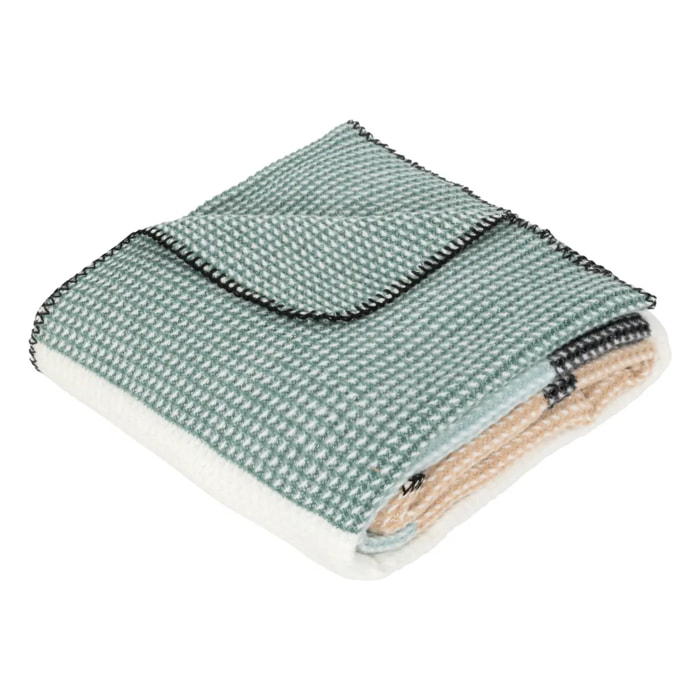 Plaid Owen Rayures bleu 130x180cm