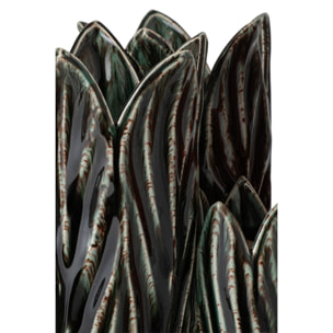 J-Line vase - argile - bleu pétrole