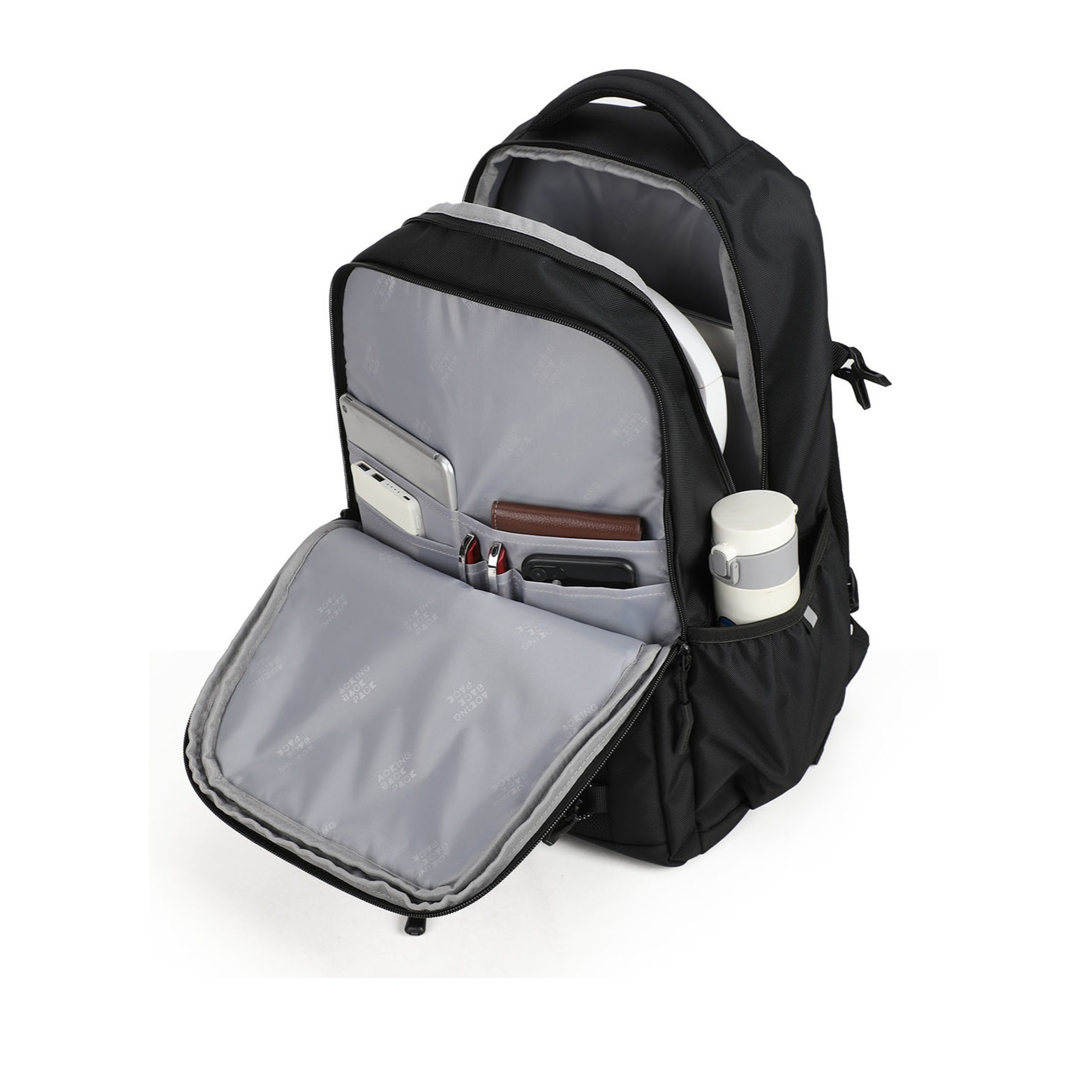 Zaino Unisex Zenithar Nova - Poliestere Vegan - 34.0 x 19.0 x 47.0 cm