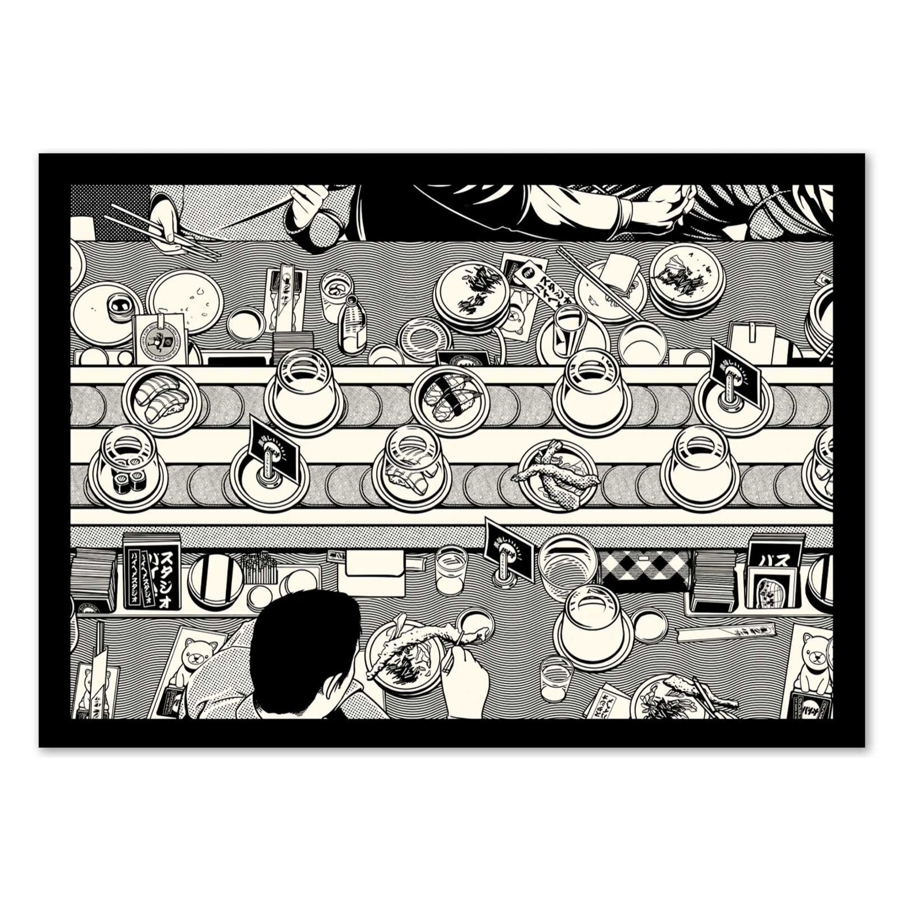 Affiche - Sushi Bar - Paiheme studio