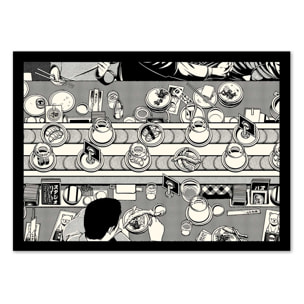 Affiche - Sushi Bar - Paiheme studio