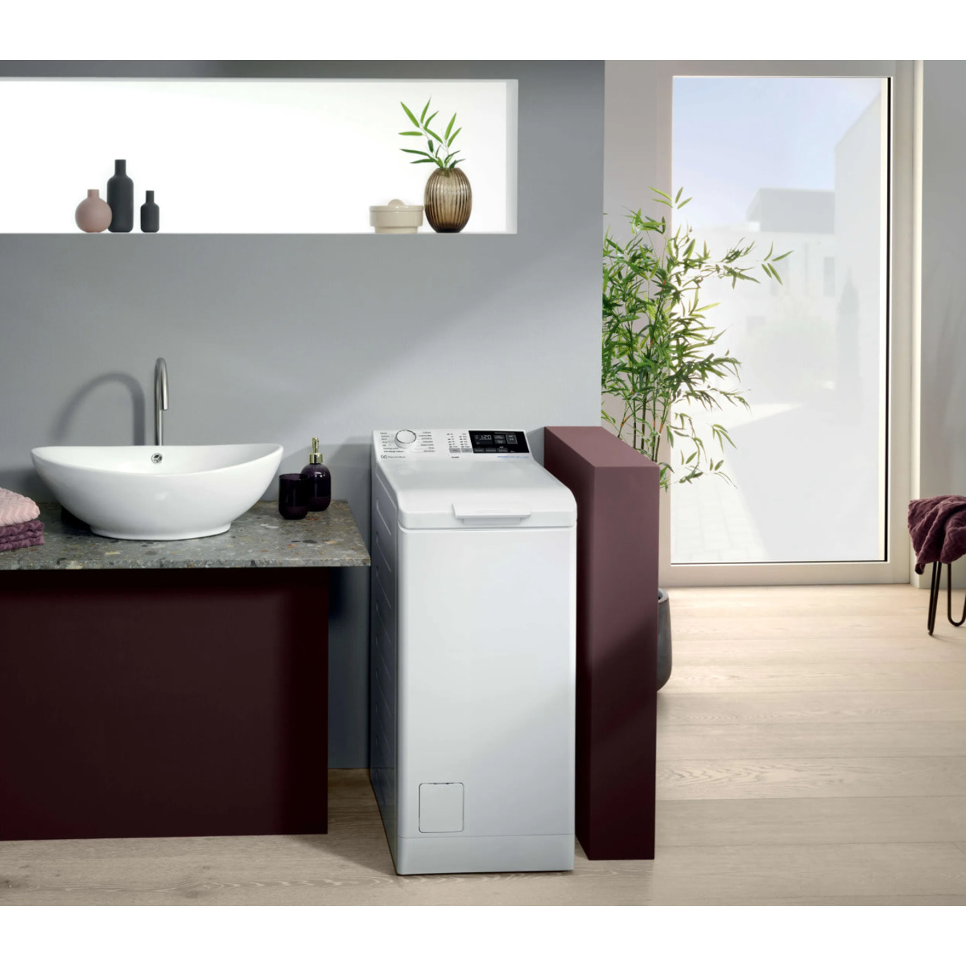 Electrolux Lavadora de carga superior Serie 600 SensiCare de 7.0 kg EN6T4722NF