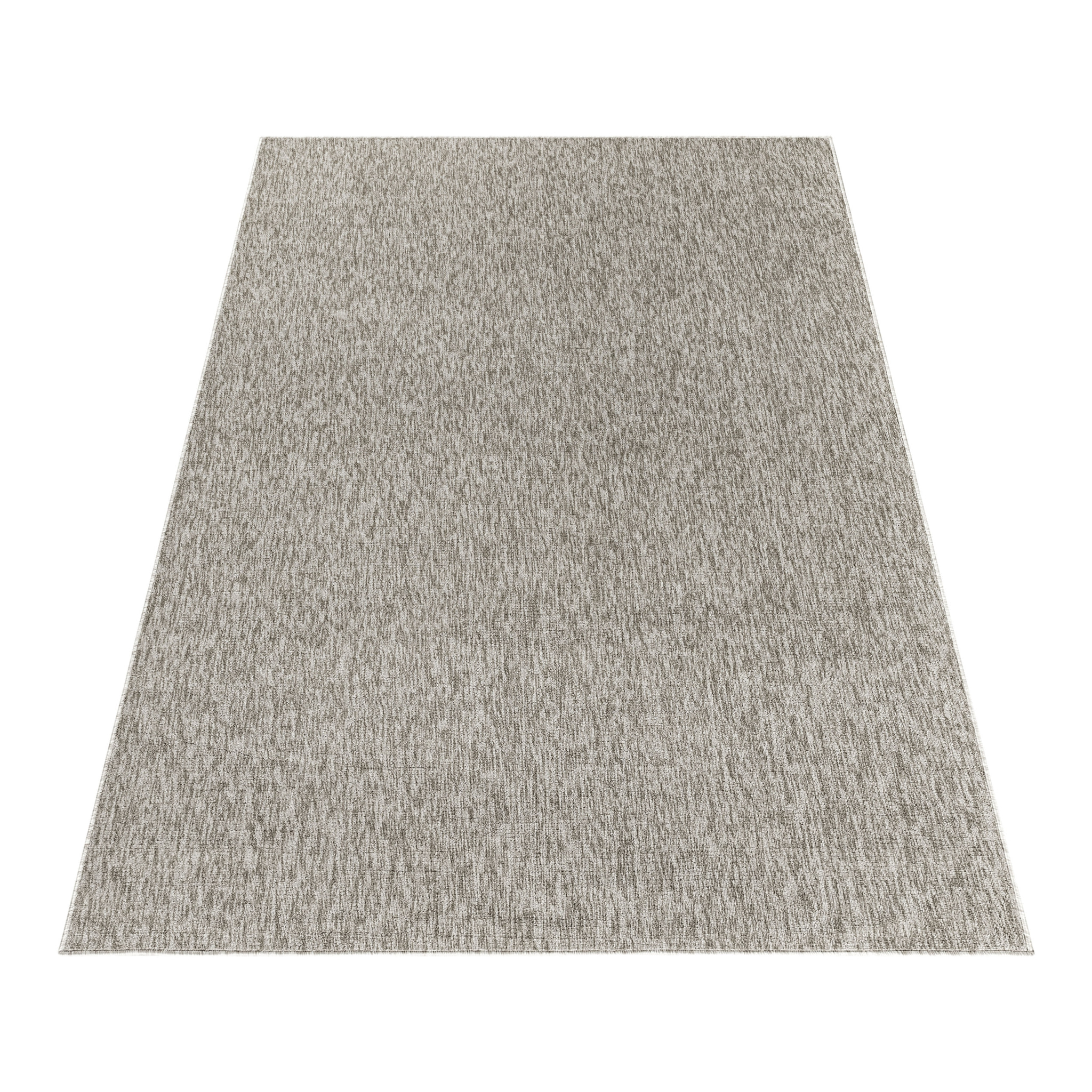 NADOR - Tapis rond de salon moderne Beige