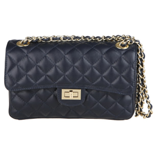 Chicca Borse Borsa a Spalla Blu