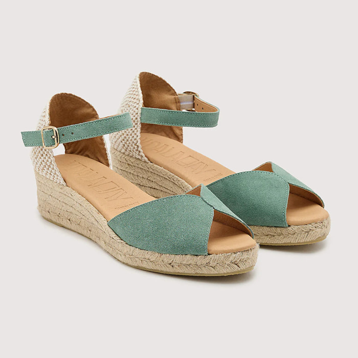 Campesina Yute Pulsera Verde - Bludleia