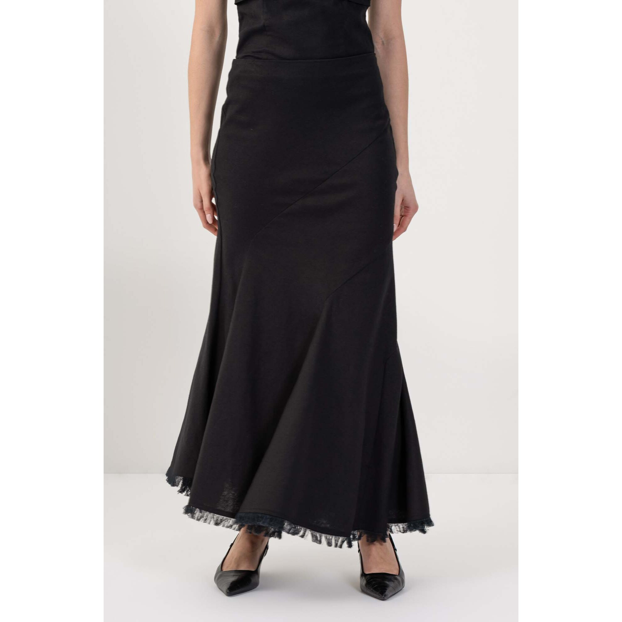 Kocca - Gonna con bordo a frangia Donna
