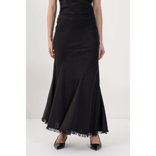 Kocca - Gonna con bordo a frangia Donna