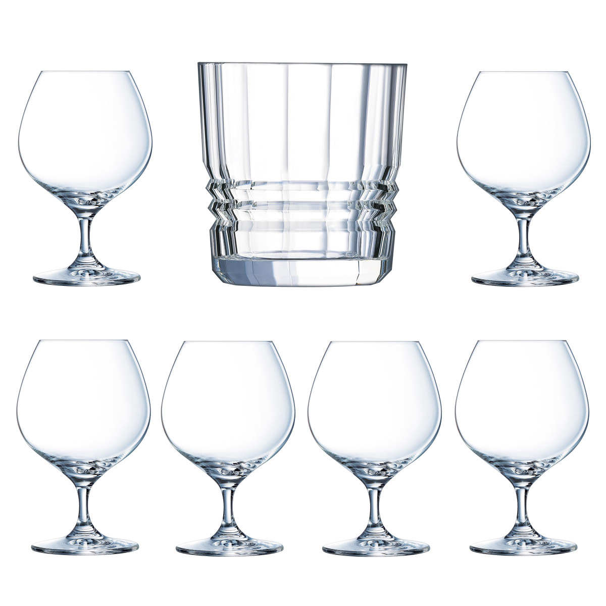 Fine - Juego de licor de 7 piezas