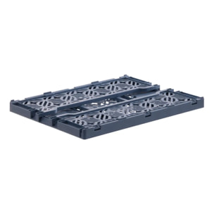 Cagette pliable Arry 40x30cm bleu