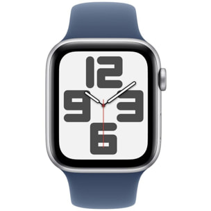 Montre connectée APPLE WATCH SE 40mm Argent/Denim S/M Cellular