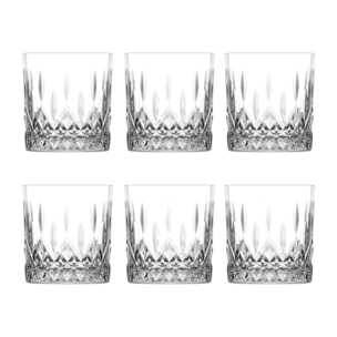 Lot de 6 gobelets bas 33cl GLEN