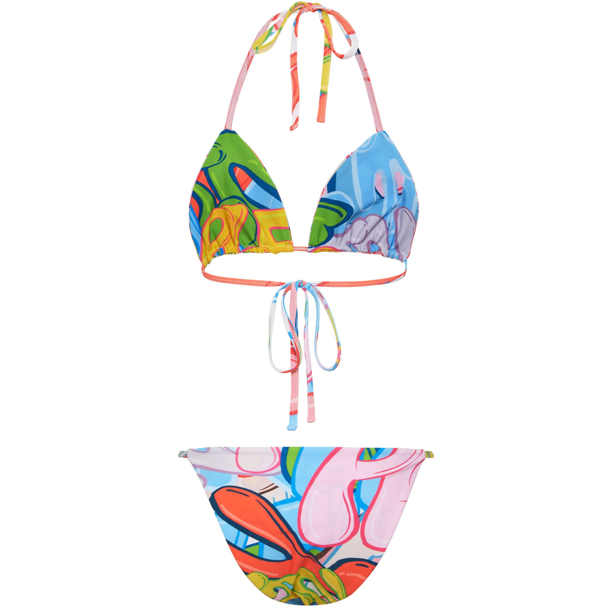 PHILIPP PLEIN Bikini BOMBING GRAFFITI