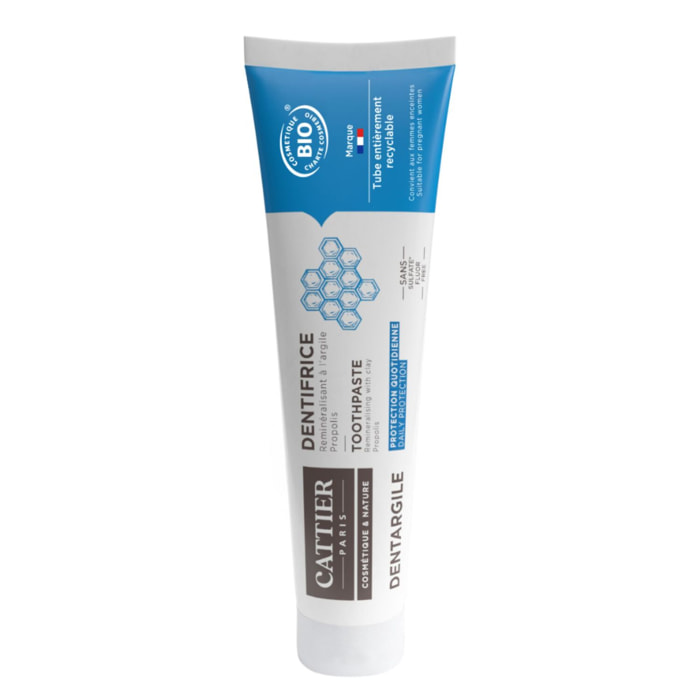 Dentargile Propolis - Dentifrice Reminéralisant à l'Argile 75 ml