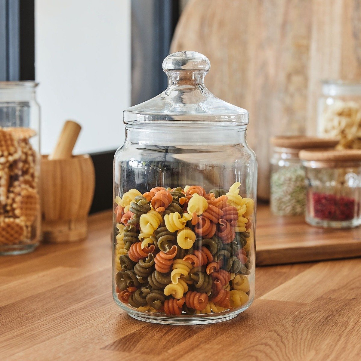 Pot de conservation 2L hermétique Pure Jar Club - Luminarc - verre trempé extra résistant