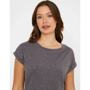 Camiseta Manga Corta Gris - Luma