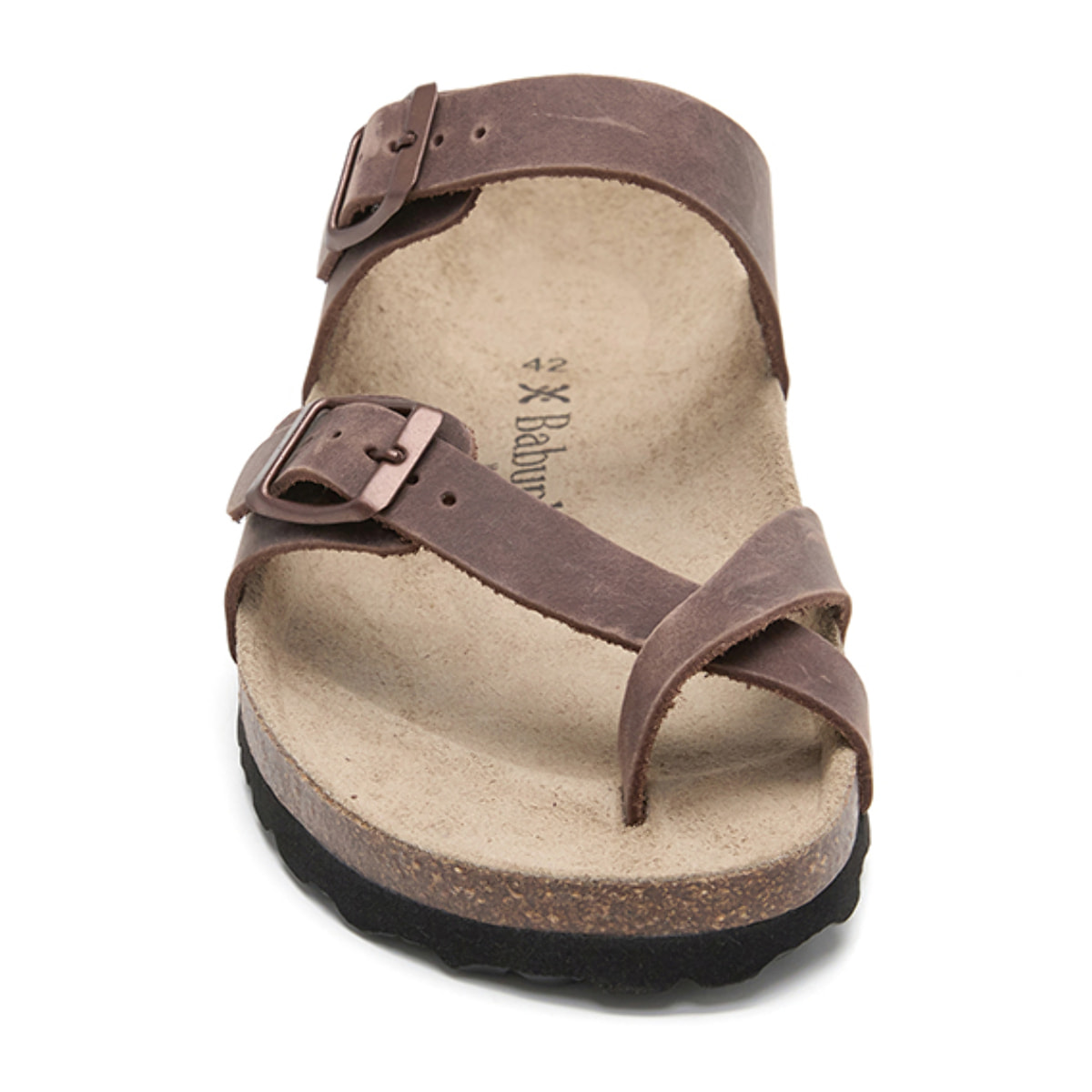 SANDALIA BABUNKERS MARRON