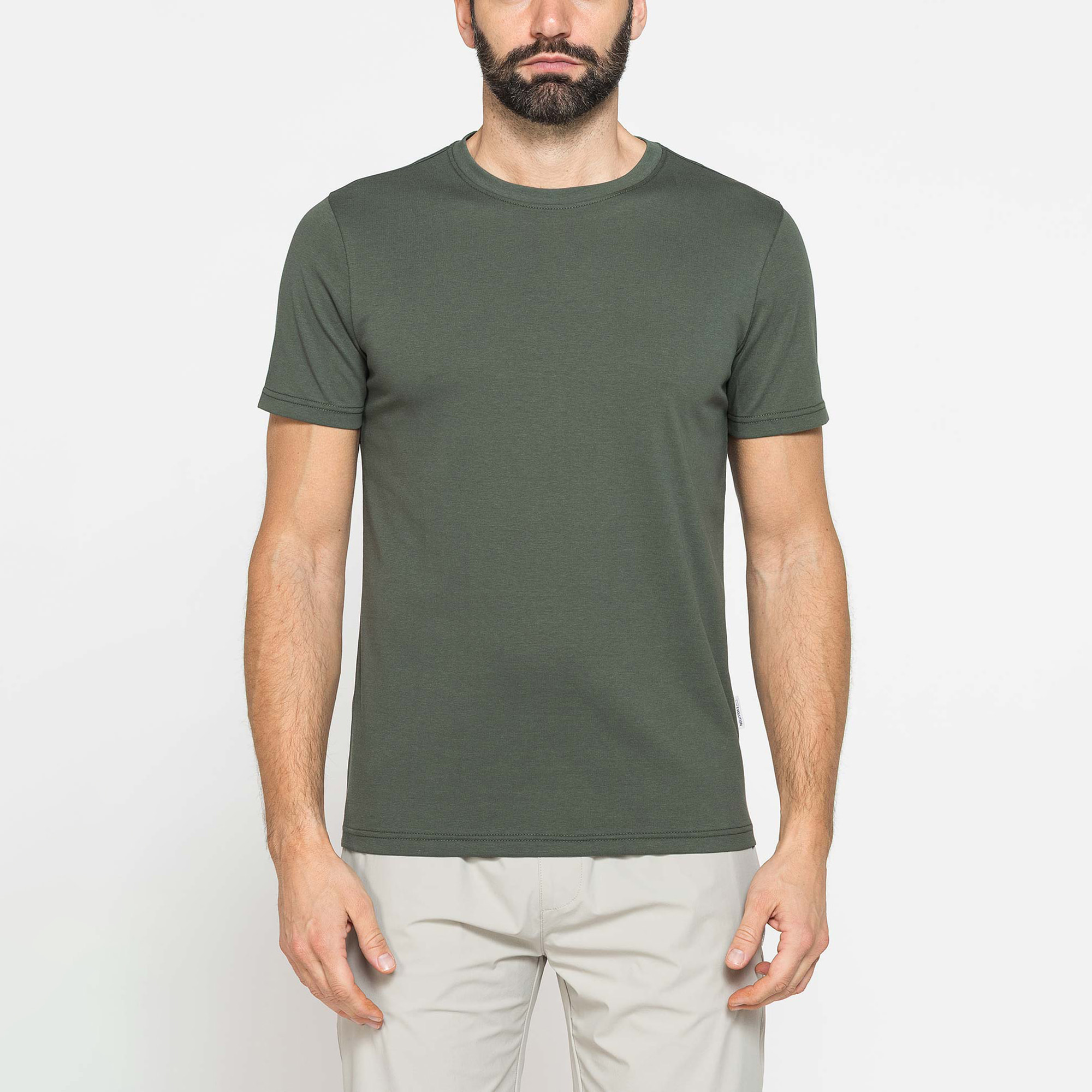 T-SHIRT IN TESSUTO ELASTICIZZATO NO STIRO