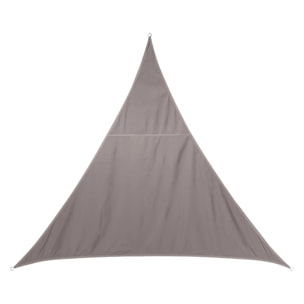 Voile d'ombrage triangulaire Curacao Taupe