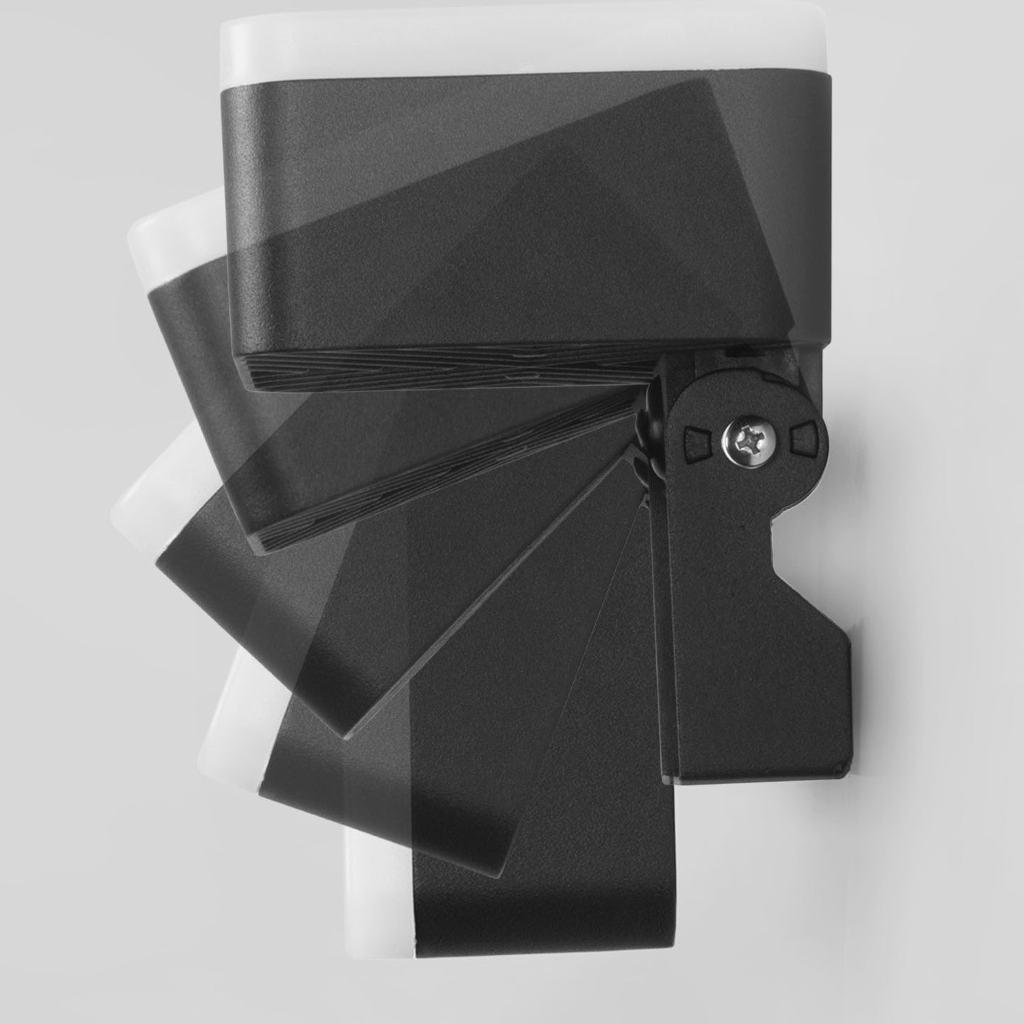 Forlight Tilt - Aplique de Pared Exterior LED Orientable con Accesorio para Foco de Jardín con Pincho