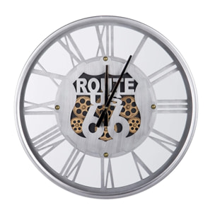 Reloj Pared Metal / Cristal 60x8x60 Cm