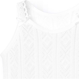 Body bebé tirantes finos perlé lazos