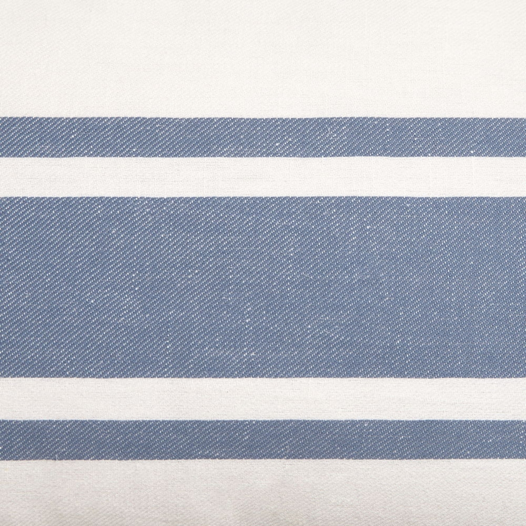 Funda de cojín algodón rayas Sonarec color azul Algodón