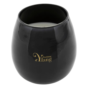 Bougie parfumée "Arlo" en verre D12cm noir