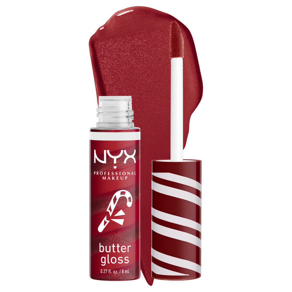 NYX Professional Makeup Butter Gloss Swirl Peppermint Edition Limitée Holidays 2024